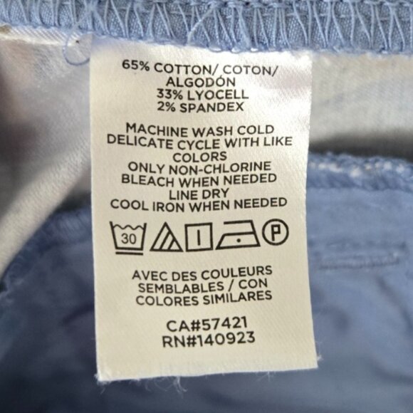 5 for $25 - Loft The Riviera Short Blue Dragonfly Curvy - Picture 6 of 6